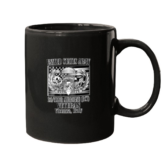 1 509th Airborne BCT Veteran Back Design Mugs
