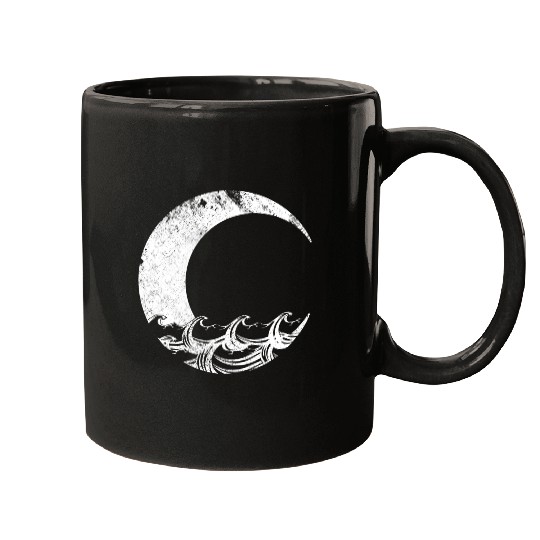 Moon and Ocean Mugs