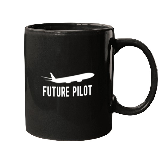 Pilot Aviation Airplane Airline Gift future Pilot Mugs