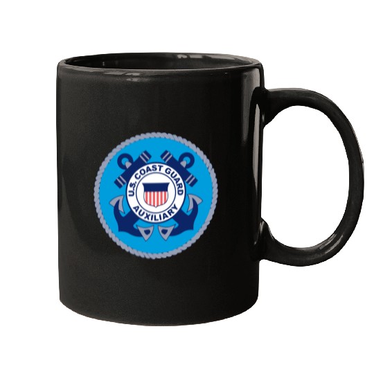 Us Coast Guard Auxiliary Homeland Security Patch Mugs