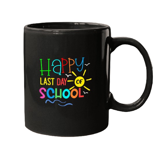 Happy Last Day Of School Teacher Mugs