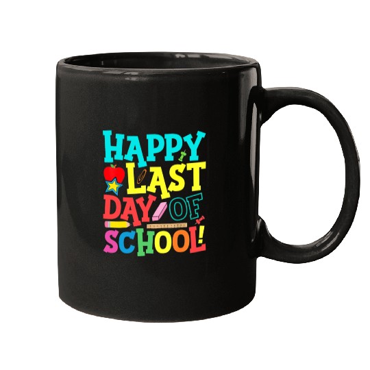 Happy Last Day Of School Teacher Mugs