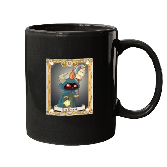 The Hermit Tarot Card, Major Arcana Anime Baphomet Mugs