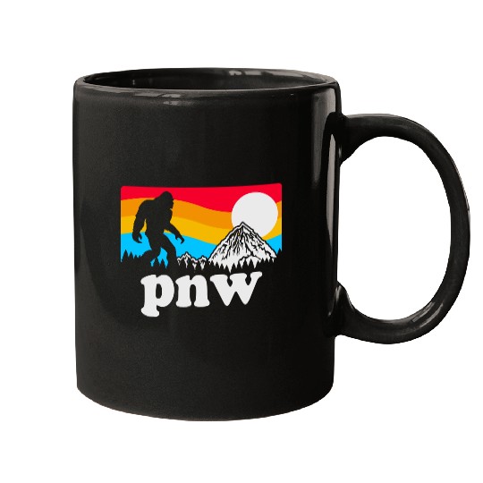 PNW Pacific Northwest Bigfoot Mugs
