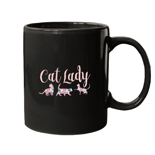 Cat Lady - Cat Mom - Cat owner gift Mugs