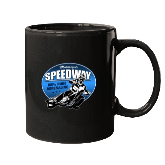 Motorcycle Speedway Racing Mugs
