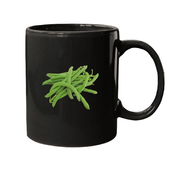 Green Beans Vegetable Mugs
