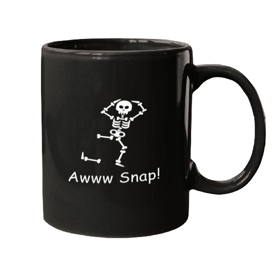 Aw Snap! My Broken Bones Spooky Skeleton Broken Mugs