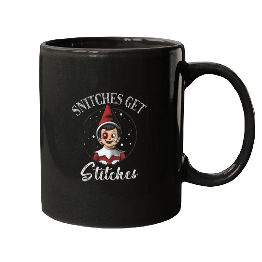 Snitches get stitches Mugs