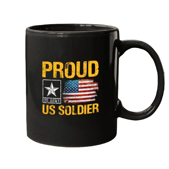 Proud Army Son Army Mom US Army Memorial Day Mugs