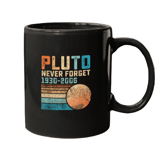 Pluto Never Forget Mugs