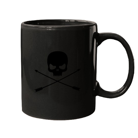 Skull with arrows Mugs