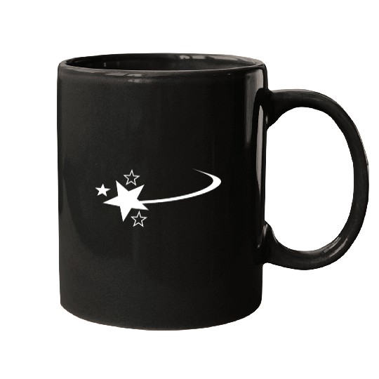 White Shooting Star Mugs