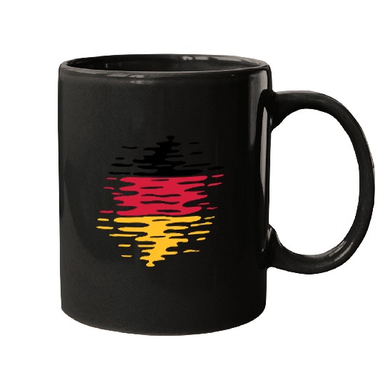 Germany flag waves Mugs