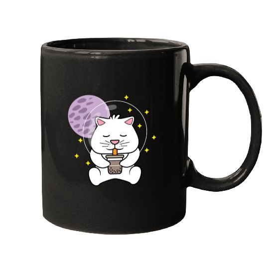 Kawaii Cat Space Pet Lover Gift Mugs