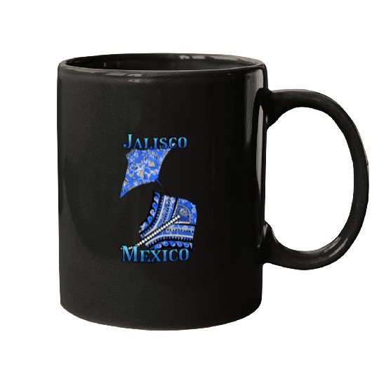 Jalisco Vacation Tribal Stingrays Mugs