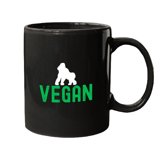 VEGAN Gorilla Mugs