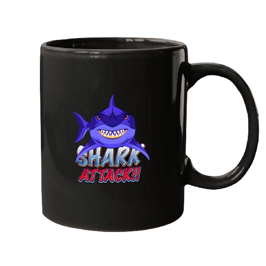 Shark Attack Mugs