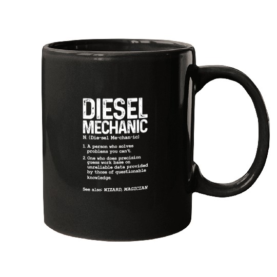 Diesel Mechanic Definition Mugs