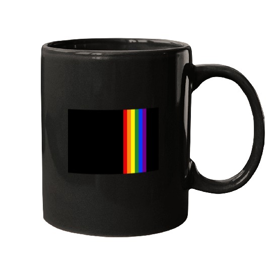 Rainbow Pride LGBT Stripe Mugs