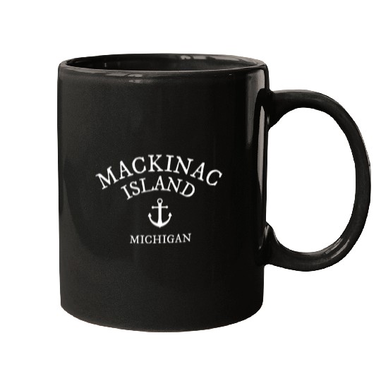 Mackinac Island Michigan Lake Town T Mugs