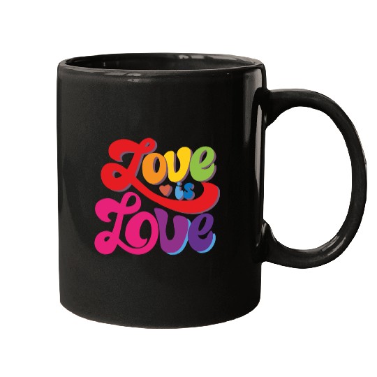 love is love romantic design. Mugs