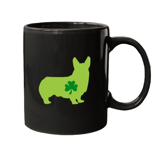 Corgi St. Patrick's Day Mugs