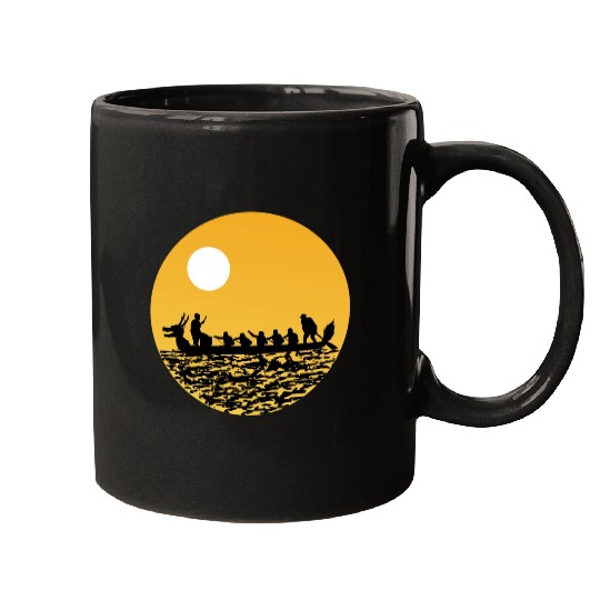 Dragon Boat Racing Crew Paddlers Water Sport Mugs