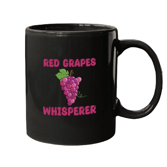 Red Grapes Whisperer Mugs