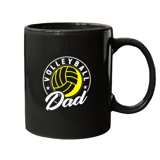 Volleyball Lovers Volleyball Dad Mugs