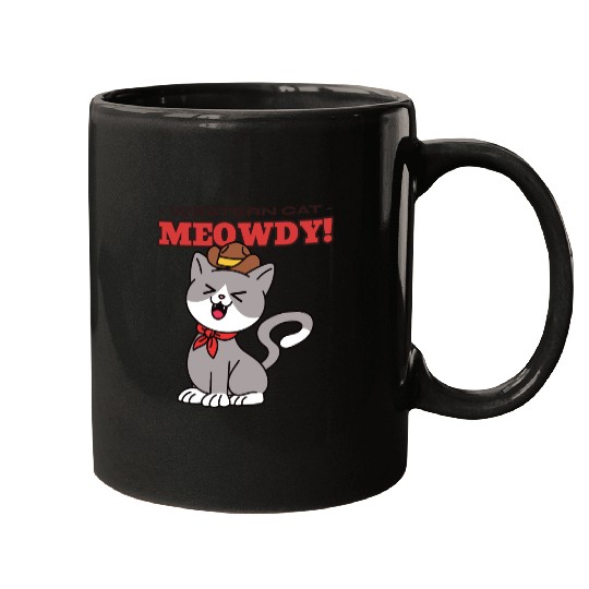 Western Cat Mugs
