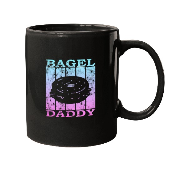 bagel dad 4 Mugs