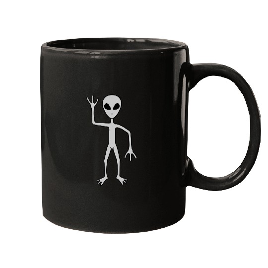 Science fiction alien waves Mugs