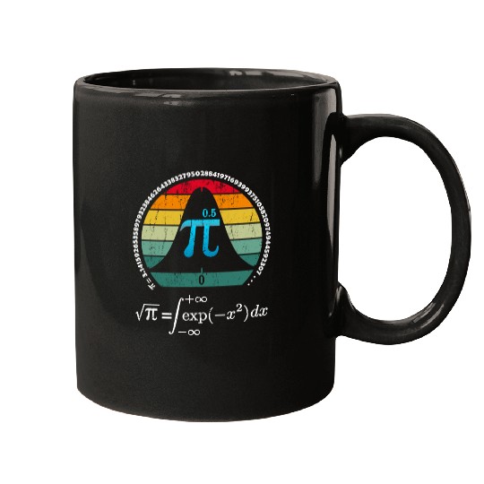 Cool Math Teacher Gift : Normal distribution funny Mugs