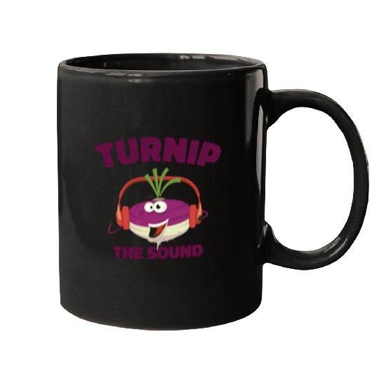 Music Turnip Party Music Lover Vegetable Mugs
