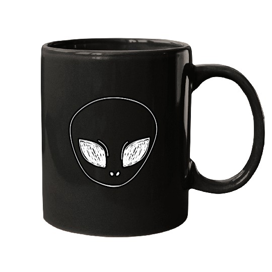 Alien character face Mugs