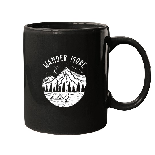 Mountains Landscape Celestial Nature Camping Mugs