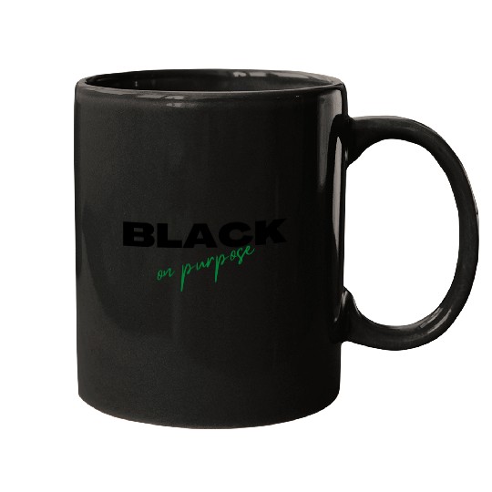 Black on Purpose Mugs