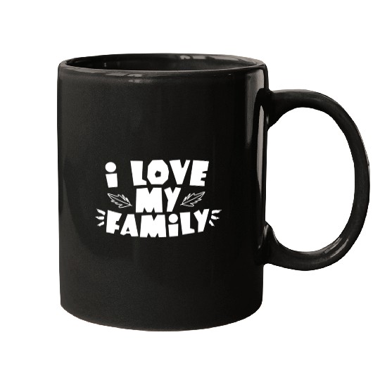 I Love My Family Reunion Gathering Families Mugs