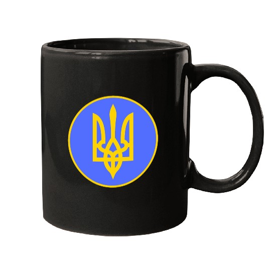 Ukraine trident Mugs