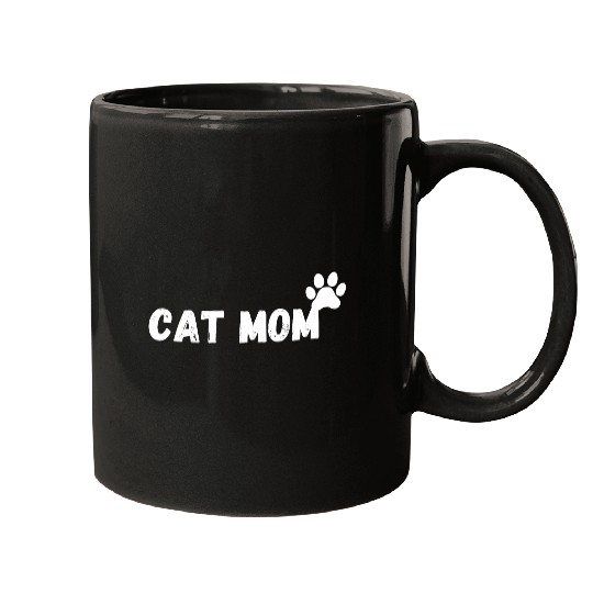 Cat Mom Funny design Classic Mugs