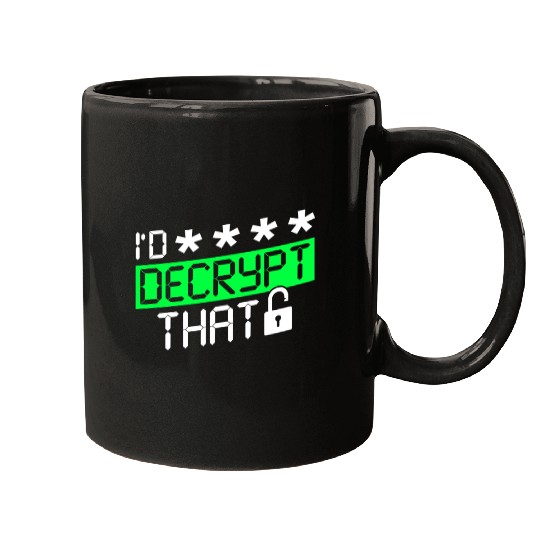 Cyber Security Hacker Decryption Mugs