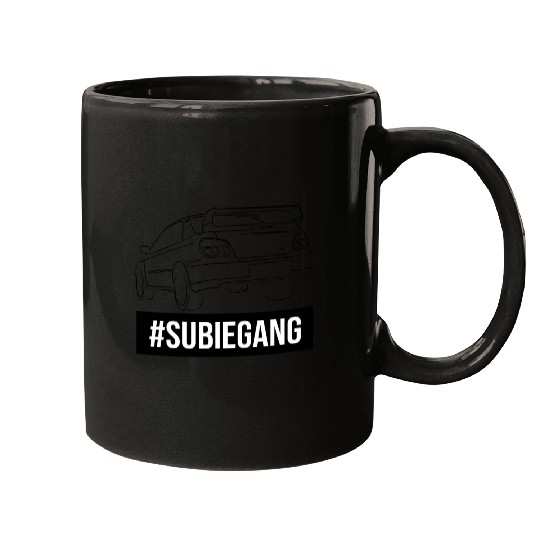 Subie Gang Impreza jdm lover classic japanese car Mugs