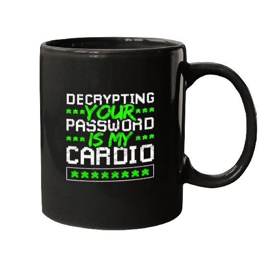 Cyber Security Password Decryption Mugs