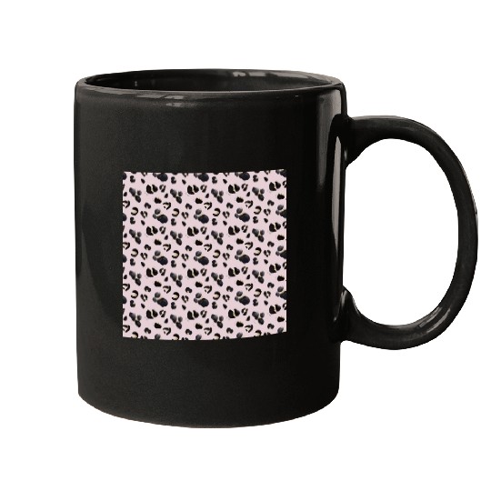 Cheetah Animal Print Pink Pattern Mugs