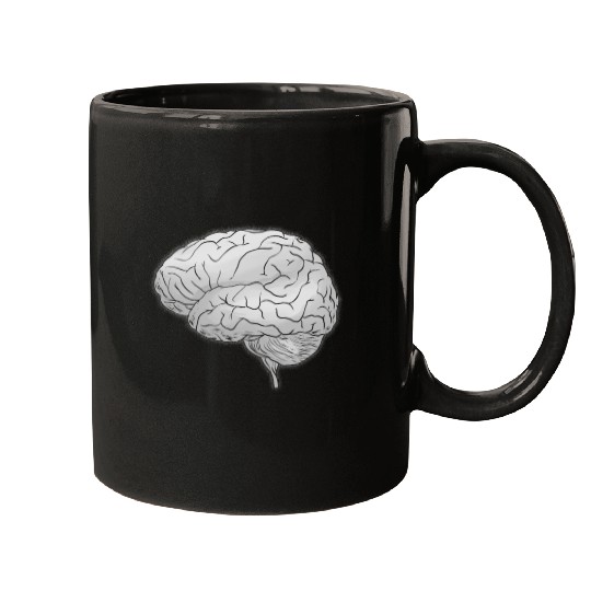 Human Anatomy Brain Mugs