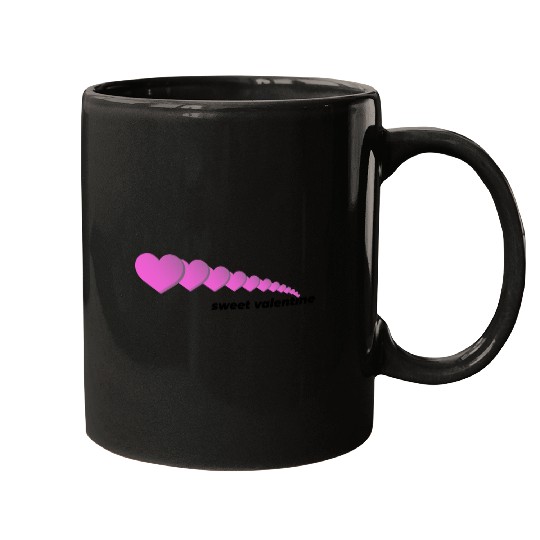Sweet Valentine Logo Funny Mugs
