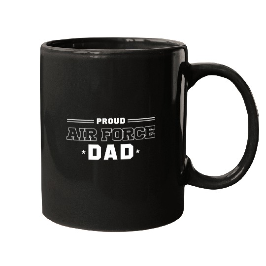 Proud Us Air Force Dad Military Pride Mugs