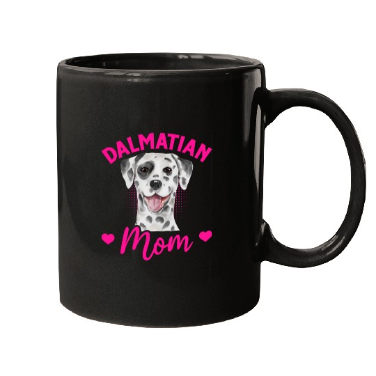 Dog Lover Puppy Cute Dalmatian Mom Mugs