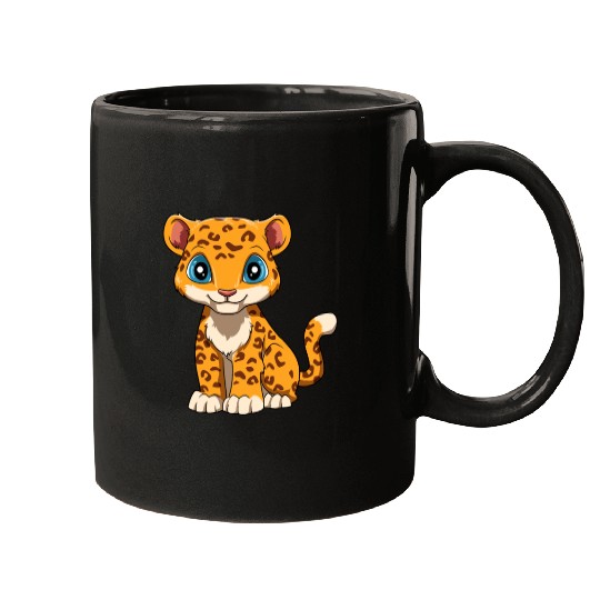 Cute Baby Leopard for a Leopard lover Mugs